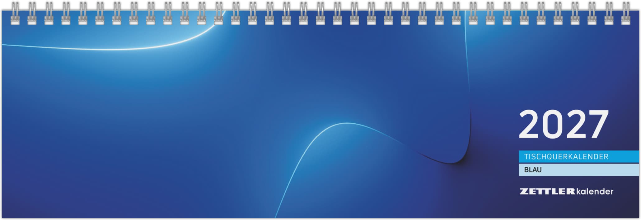 Tischkalender Zettler 176-0015 1W/2S 32X11cm, Sonn-Und Feiertage Hervorgehobe