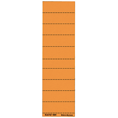 Beschriftungsschild Leitz 1901 orange 60x21mm 100 Stück