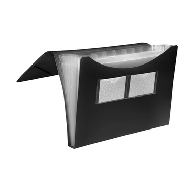 Fächertasche Foldersys 70005 A4 schwarz 7 Fächer