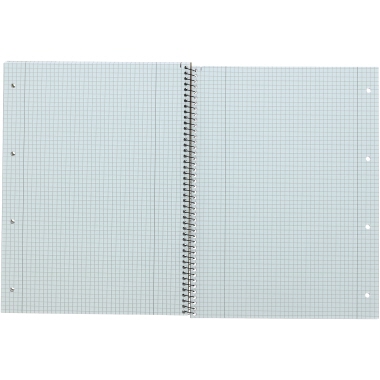 Collegeblock Landre 100050066 A4 kariert für Linkshänder, 80 Blatt