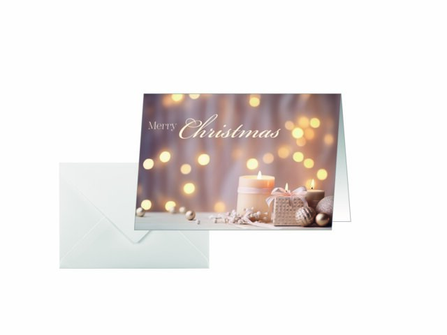 Weihnachtskarte Sigel DS634 Golden Glow  25 Karten + 25 Umschläge