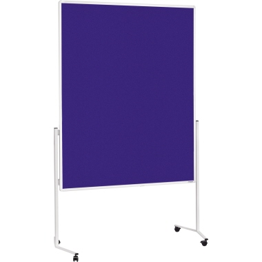 Moderationswand Magnetop. 2111103 blau Filzbespannt