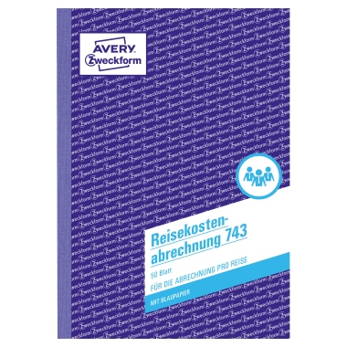 Reisekostenabrechnung Avery Zweckform 743 A5 