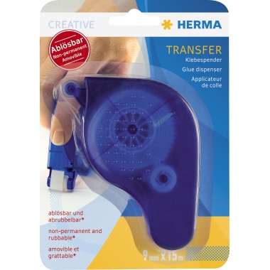 Klebespender Herma 1067 Transfer blau Ablösbar