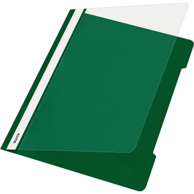Schnellhefter Leitz 4191 PVC A4 grün 