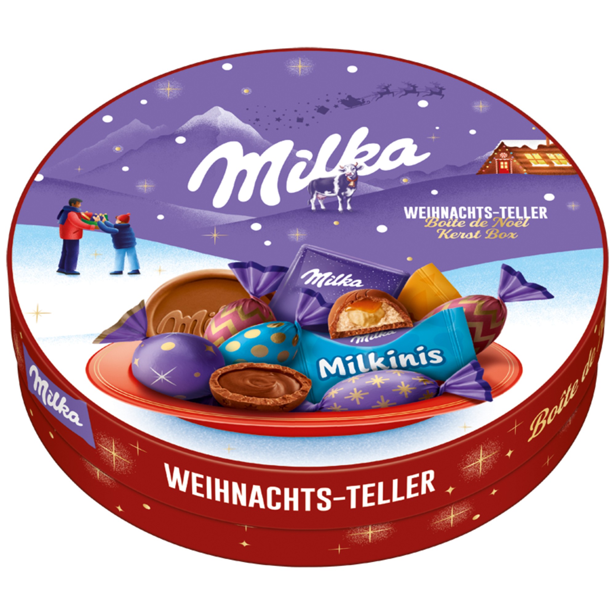 Weihnachtsteller Milka P. a 195g 