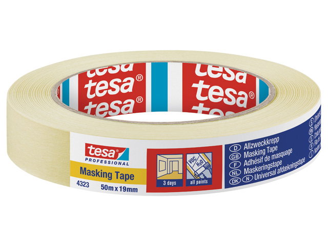 Kreppband Tesa 4323 50mx19mm