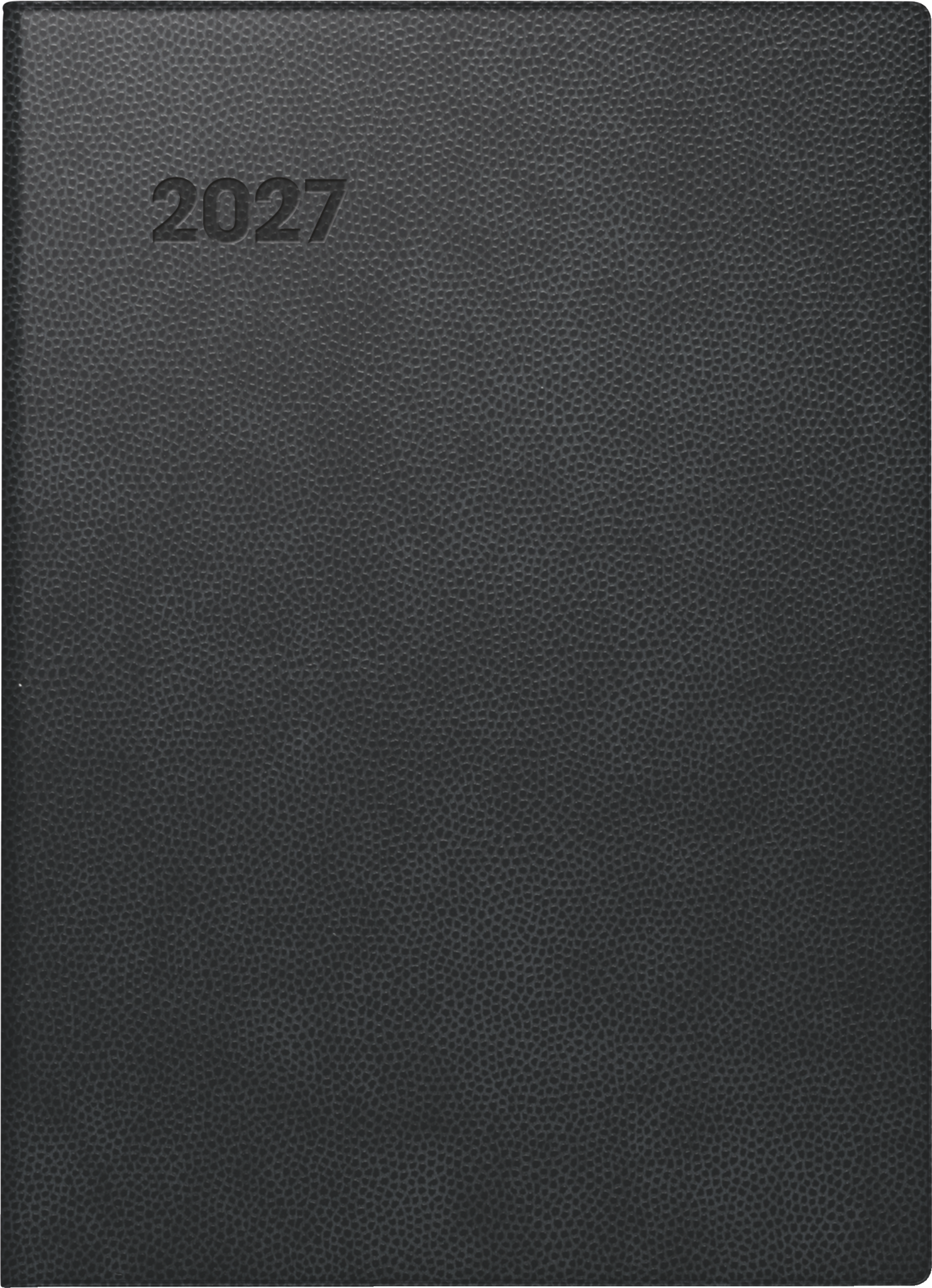Taschenkalender 10x14cm sw 2S/1W Brunnen Schwarz, 10x14cm, Mit Eckperforation,