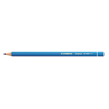 Farbstift Stabilo 87/410 azurblau dunk. 