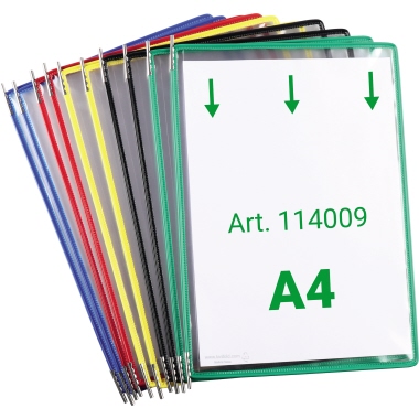 Sichttafel Tarifold 114009 A4 sortiert 10 Stück