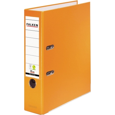 Ordner Falken A4 PP Color 80mm orange 