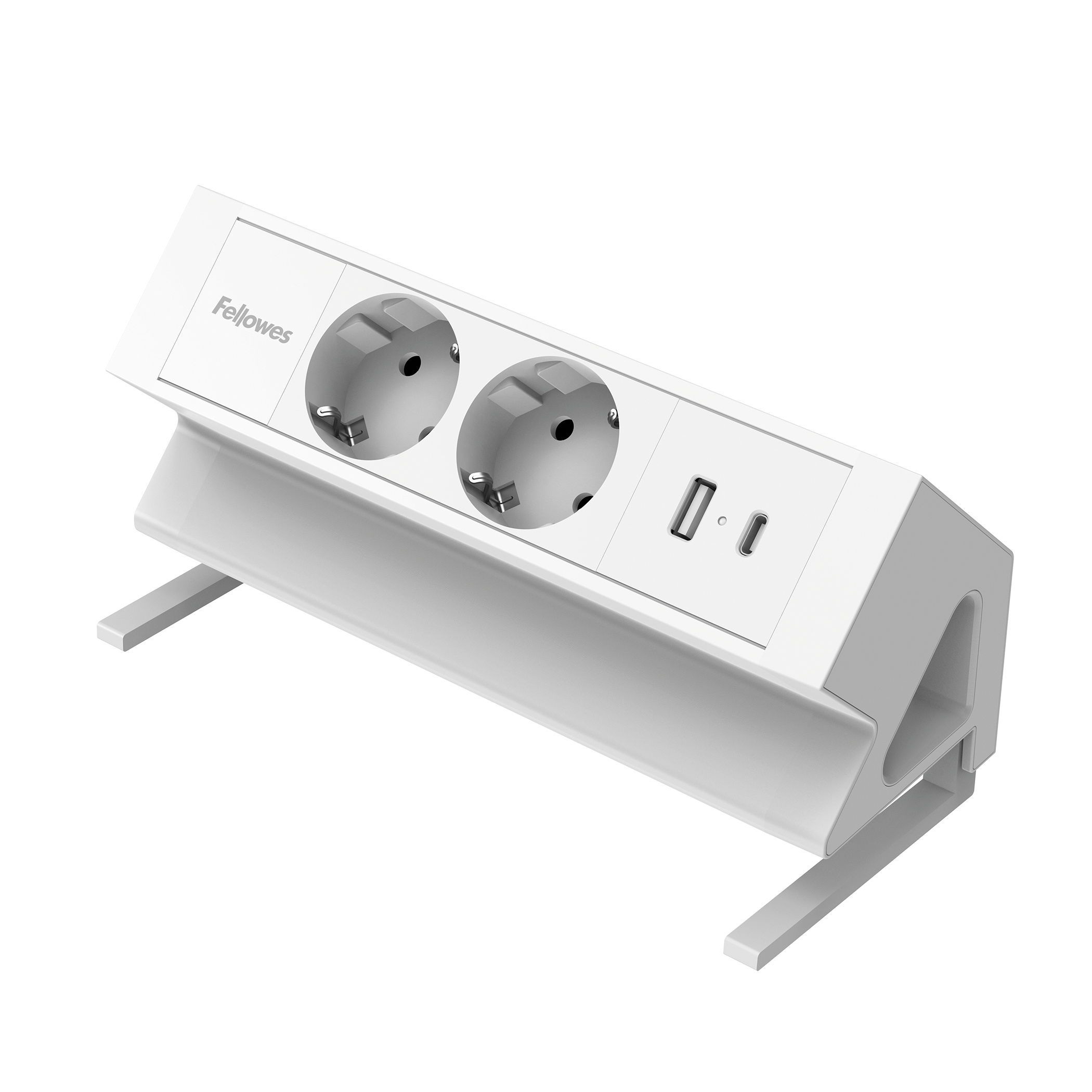 Strommodul Fellowes 100137183 weiß Desk 2 Type F