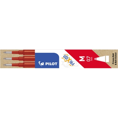 Tintenrollermine PILOT FriXion 2261 BLS-FR7 rot 0,4mm 3er-Set