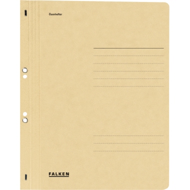 Ösenhefter Falken 80000565 A4 chamois Ganzer Vorderdeckel