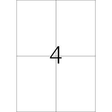 Etikett Herma 4676 105,0x148,0mm weiß Inkjet-, Laser- U. Kopier