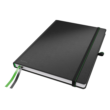 Notizbuch Leitz Complete A4 liniert schw Schwarz