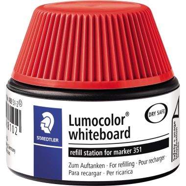 Whiteb Marker Refill Staedtler 48851 rot 