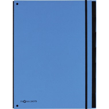 Pultordner Pagna 24079 Trend A4 7 Fächer hellblau