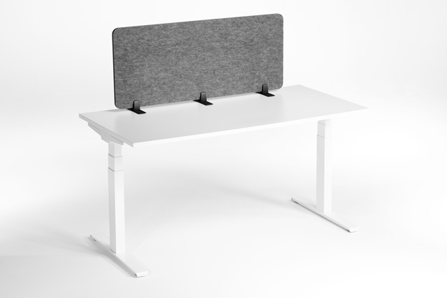 Tischtrennwand Durable Effect120 313458 aus recyceltem PET-Filz