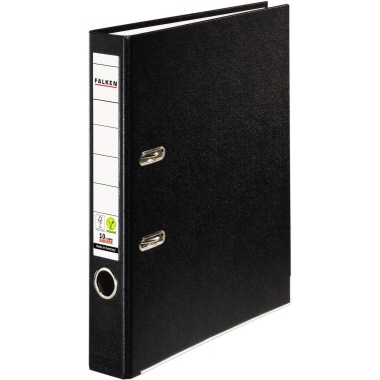 Ordner Falken A4 PP Color 50mm schwarz Kunststoff