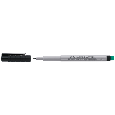 OHP-Marker Castell 1524 S schwarz Chwarz Multimark, Nonpermanent, 0,4mm