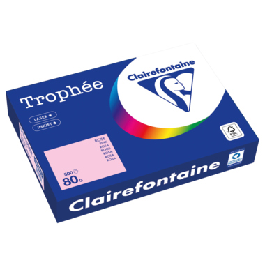 Kopierpapier Clairefontaine 1973C A4 80g rosa 500 Blatt