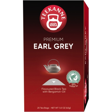 Tee Teekanne Earl Grey 20x1,75g Kanne GROßPACKUNG 10 Pack A. 20 Beutel 1