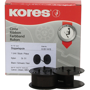Farbband Kores Gr.51 schwarz Nylon 