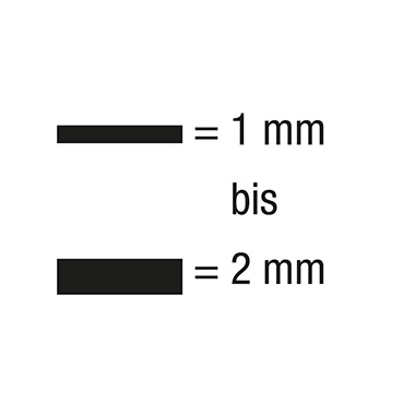 Kreidemarker Sigel BA178 abwischbar weiß 1-2mm
