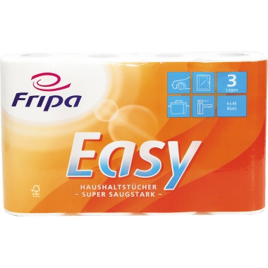 Küchenrolle Fripa 3-lagig 4x45 Blatt