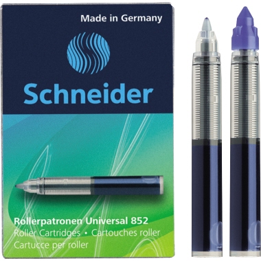 Tintenrollerpatrone Schneider 852 blau 