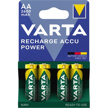 Akku Varta NiMH Mignon AA 2600mAh 5716101404