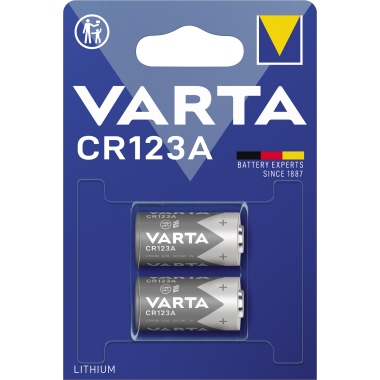 Batterie Varta CR123A 3V Lithium Photo 2 St.
