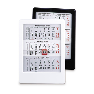 Tischstandkalender Standardgraph 02410/2 weiß