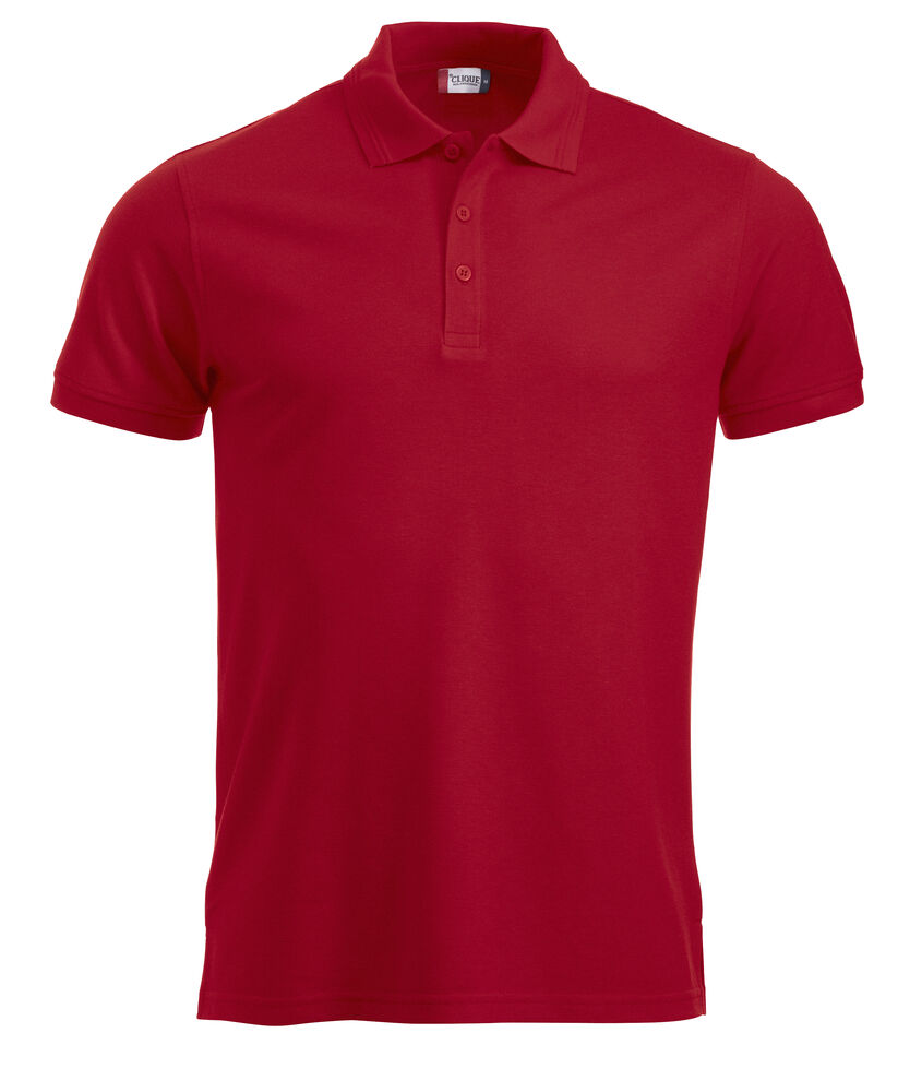 Polo Clique Manhattan rot 3XL 