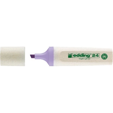 Textmarker edding 24 Ecoline pastellviolett 2-5mm, Keilspitze