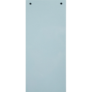 Trennstreifen Exacompta 13415B 190g blau recycling, 10,5x24cm, gelocht