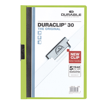 Klemmmappe DURABLE 2200 A4 grün 