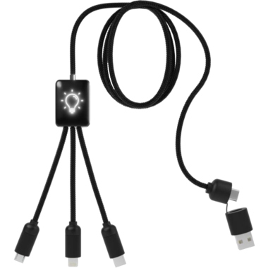 Ladekabel C28 5-in-1-Ladekabel schwarz 