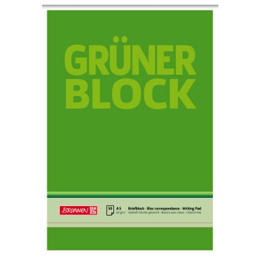 Briefblock Brunnen 1052436 A5 50Bl. blan ohne Rand 60g/qm