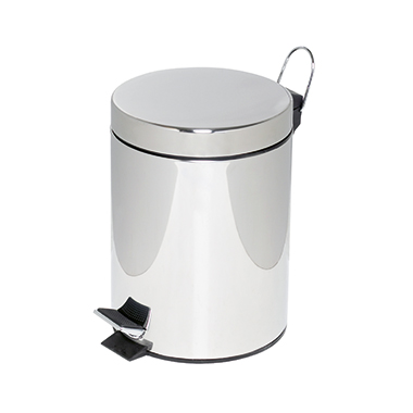 Tretabfalleimer ALCO 2960 5 Liter nickel 