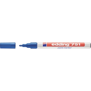 Lackmarker edding 751 blau 1-2mm 