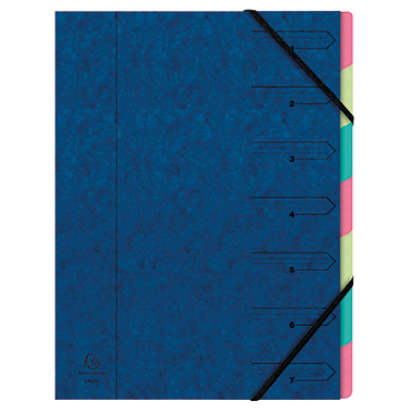 Ordnungsmappe Exacompta 54072 A4 7F blau