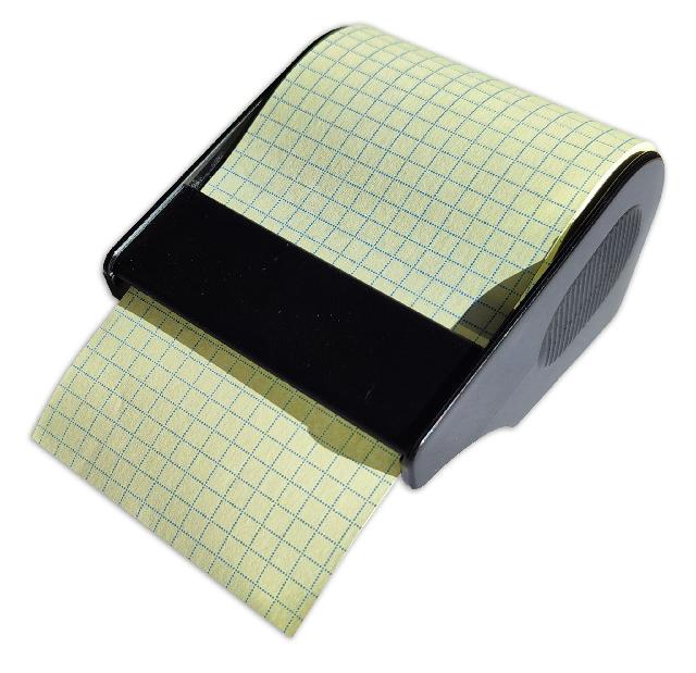 Haftnotizrolle RNK CT1946 10mx60mm gelb mit Halter kariert