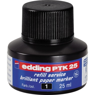 Nachfülltusche Edding PTK25 25ml schwarz 