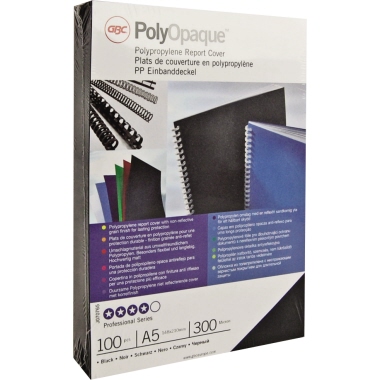 Deckblatt PP-Folie A4 0,30mm blau 