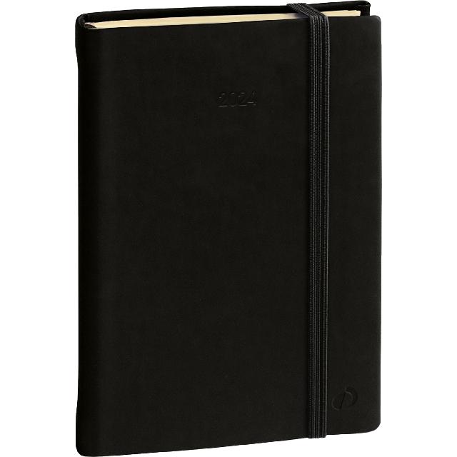 Buchkalender Daily 8,8x13cm schwarz 