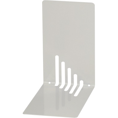 Buchstütze Maul 3501082 Metall grau schmal, 14x8,5x14 cm