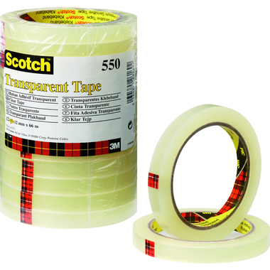 Klebeband Scotch 550 66mx19mm klar Und Transparent