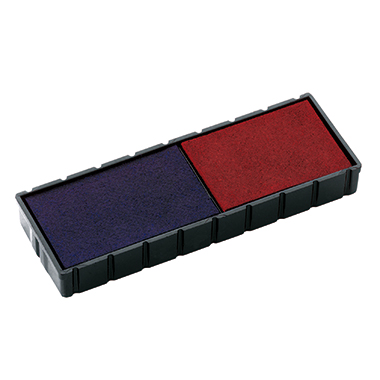 Ersatzkissen COLOP® E/12/2 blau/rot 